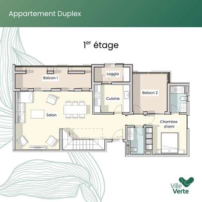 Appartements T5 neufs à vendre –  Ville Verte au Lac Rose image 8