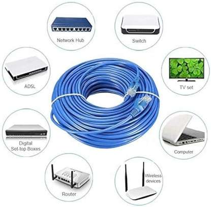 Câble de connexion réseau Gigabit Cat6 en cuivre pur - 25M image 14