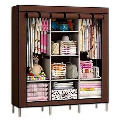 Armoire rangement en tissu avec étagères image 4