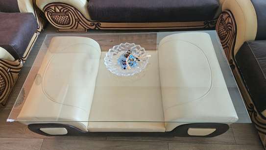 Magnifique salon marron beige avec sa table basse image 5
