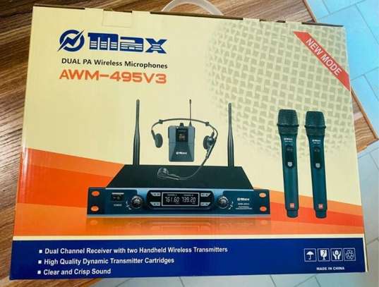 Système radio Double Micro Sans Fil VHF | OMAX AWM-495V3 image 7