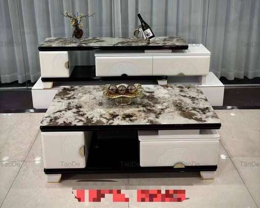 ENSEMBLE TABLE TV TABLE BASSE VIP 431+TV431 image 1