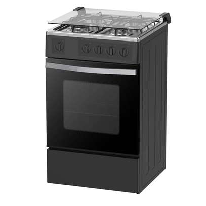 CUISINIERE 4FEUX MIDEA 60X60 A GAZ NOIR 60TMG4G0818 image 2