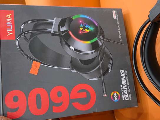 Casque Gamer RGB usb avec fils image 4