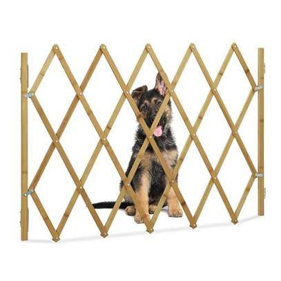 Clôture en bois extensible pour animaux domestiques image 1