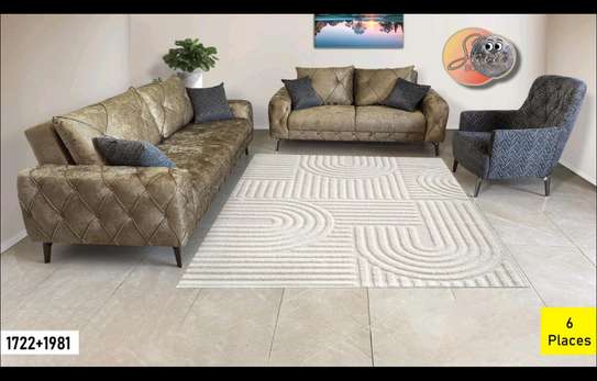 SALON LIZBON 6 Places +Canapé Lit image 2