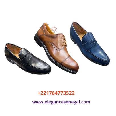Chaussure de luxe 100% Cuir authentique pour homme image 13