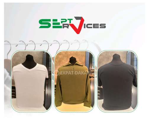 Lacoste&t-shirt hommes courtes manche image 3