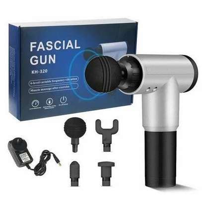 Pistolet de massage fascial et musculaire rechargeable image 4