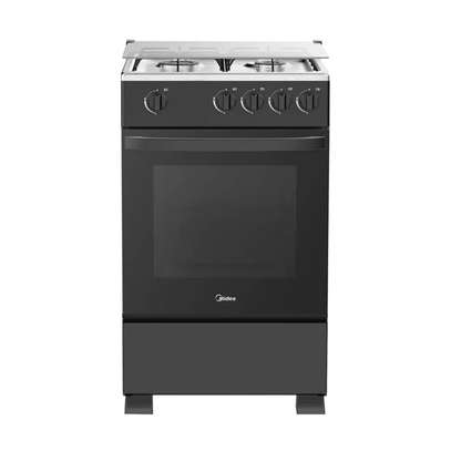 CUISINIERE 4FEUX MIDEA 60X60 A GAZ NOIR 60TMG4G0818 image 1