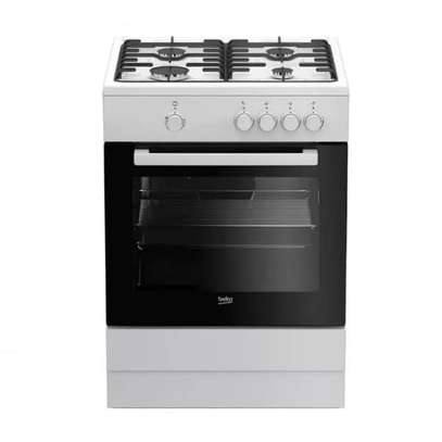 CUISINIÈRE BEKO 4FEUX 60X60 A GAZ INOX image 1