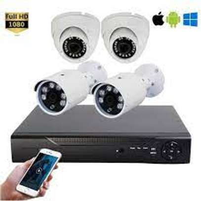 kit 4 cameras de surveillance image 1