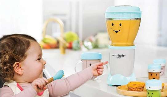 Mixeur d’aliments bébé avec pots de conservation image 2