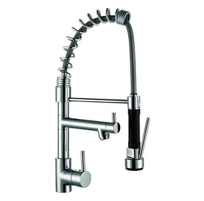 Robinet flexible noir mat pivotant double jet image 5
