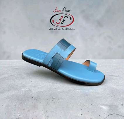 Chaussure homme sandale en cuir modèle IBOU image 3
