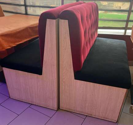 FAUTEUILS pour restaurant  2 PLACES, 10 pièces disponible image 2