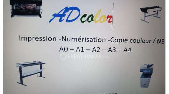 Service d'impression et numérisation A0-A1-A2-A3-A4 image 1