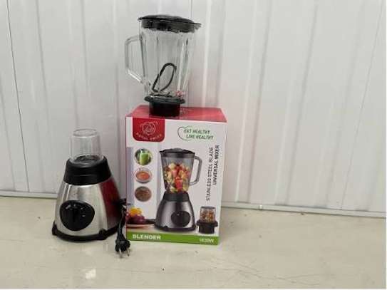 IRVINGS Blender 1,5L Bol Verre Argent Noir image 5