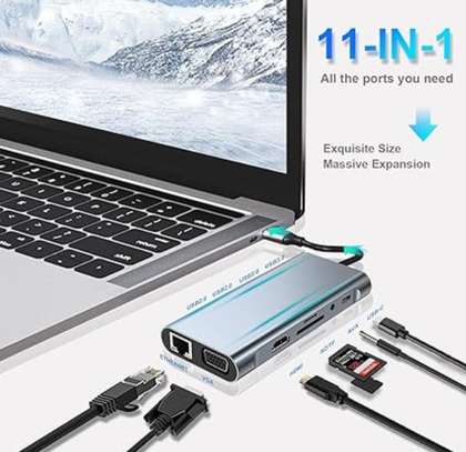 Hub USB-C, adaptateur 11-en-1 USB-C to HDTV image 15