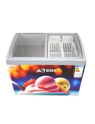 CONGELATEUR 400LITRES ASTECH HORIZONTAL VITRINE FH400VD image 3