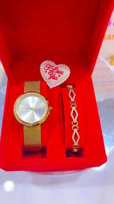 Coffrets bijoux pour femmes : montre + bracelet  cadeau image 2