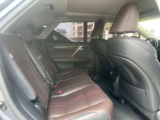 Lexus Rx450h 2021 gris Interieur cuir image 6