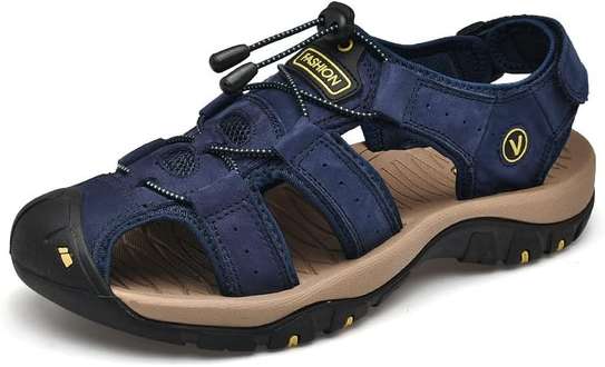 Sandales de sport antidérapantes pour homme, cuir... image 3
