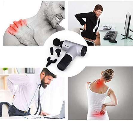 Pistolet de massage électrique, rechargeable sans fil image 1