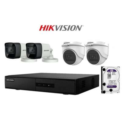 KIT CAMAERA ANALOGIQUE HIKVISION 4 CAM image 1