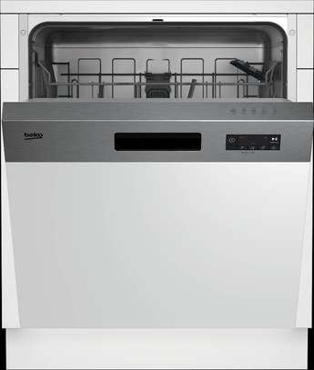LAVE VAISSELLE BEKO SEMI ENCASTRABLE 13 COUVERTS A++ GRIS image 2