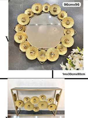 Console de luxe avec miroir image 6
