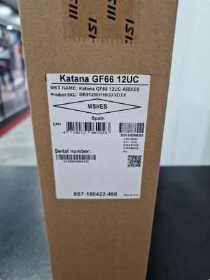 MSI katana gf66 12uc image 1
