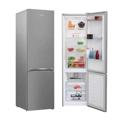 RÉFRIGÉRATEUR BEKO COMBINÉ 3TIROIRS 460LITRES NOFROST SILVER image 3