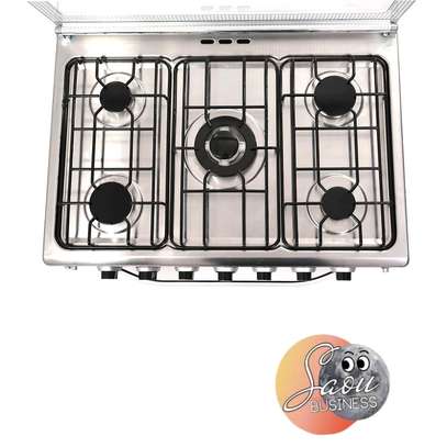 CUISINIERE ASTECH 5FEUX 80X60 A GAZ
AVEC FOUR A GAZ INOX image 3