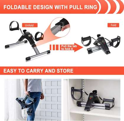 Mini vélo d'exercice pour jambes et bras - hommes et femmess image 6