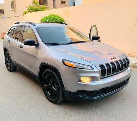 Jeep Cherokee 4x4 SUV Gris Argenté Jantes Noires image 1