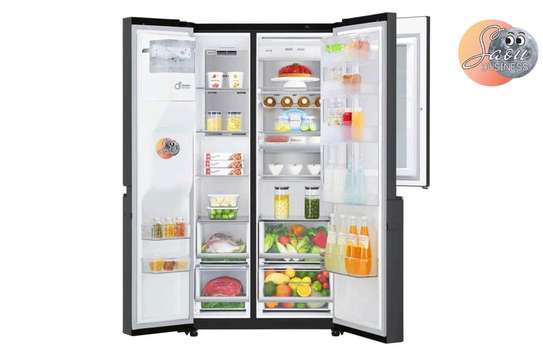 REFRIGERATEUR LG SIDE BY SIDE AVEC
FONTAINE NOIR KNOCK KNOCK image 1