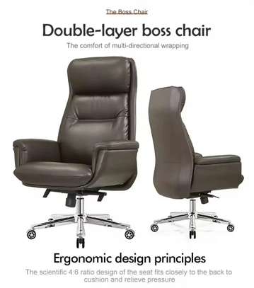 Fauteuil bureau Ministre dossier haut réglable image 4