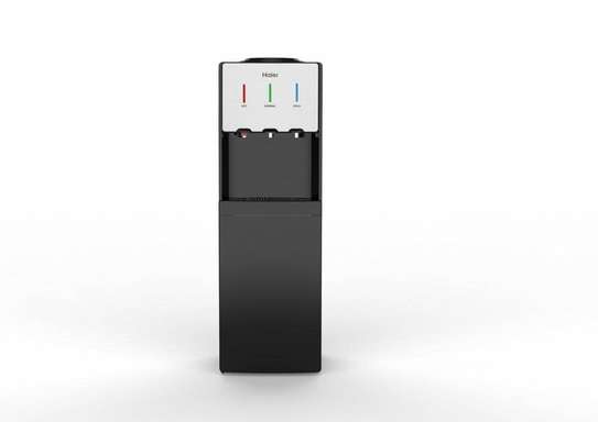FONTAINE HAIER AVEC FRIGO NOIR BLANC HWDC2421R image 1