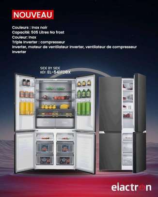 REFRIGERATEUR 505LITRES ELACTRON SIDE BY SIDE 4PORTES NEW image 2