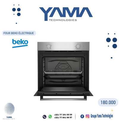 cuisinière 4 feux inox avec four intégré image 3