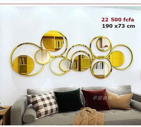 Autocollants muraux en papier vinyl ou  3D image 12