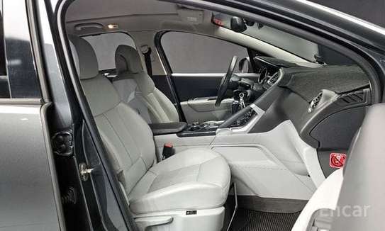 Peugeot 3008 diesel 2017 boîte auto intérieur cuir blanc image 7