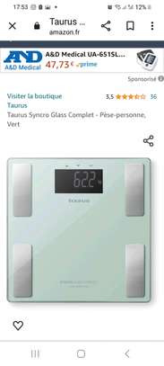 Pèse-personne Taurus Syncro Glass Complet -  jusqu'à 200 kg image 5