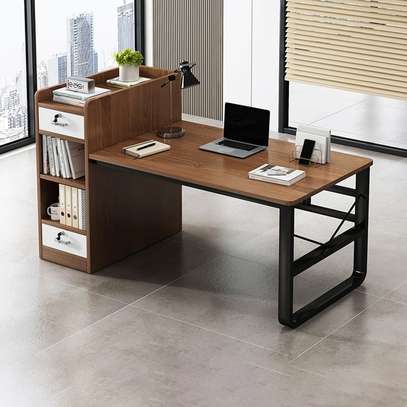 Table d'ordinateur Moderne avec étagère image 4