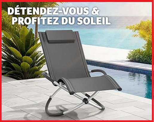 TRANSATS ROCKING CHAIR PLIABLES  A  BALENCEMENT image 1