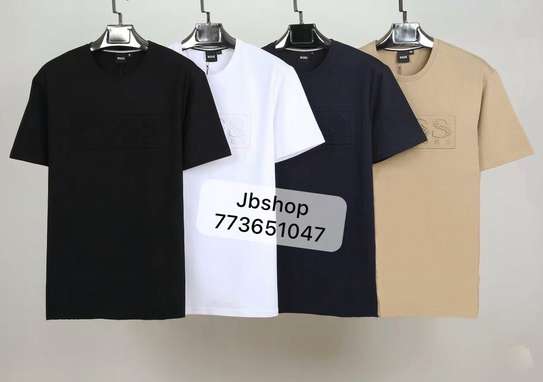 Boss polo homme vert foncé col zippé manches courtes image 11
