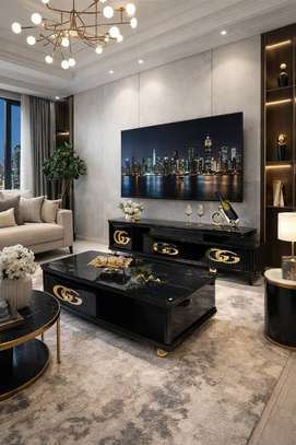 Ensemble table tv et table basse vip image 2