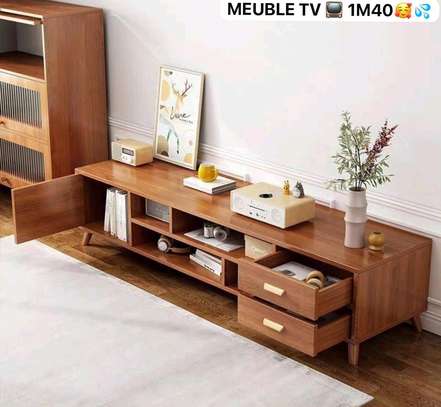 Table TV en bois très classe image 2