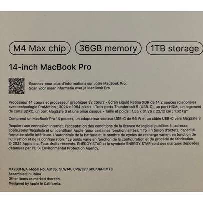 MacBook Pro 14 pouces M4 MAX image 2